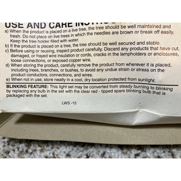 Christmas Candle String Light Set of 15 indoor Clip-on Lights - Picture 11 of 11